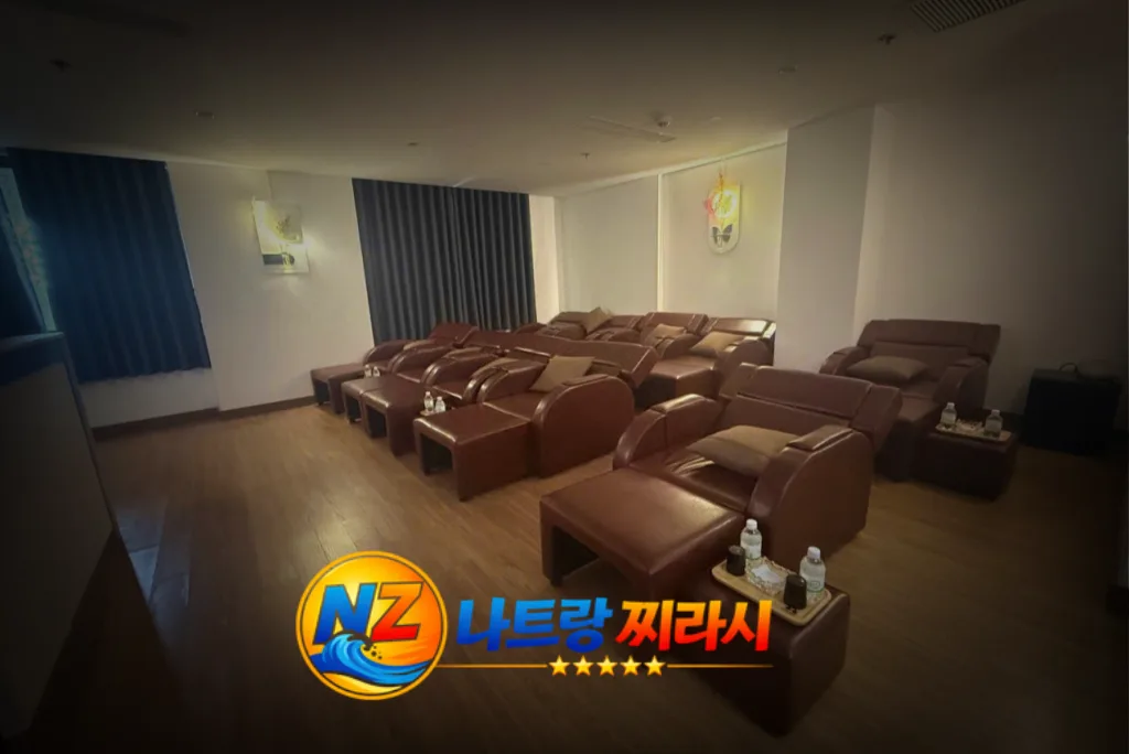 나트랑 클라우드 나인 마사지 휴계실 분위기