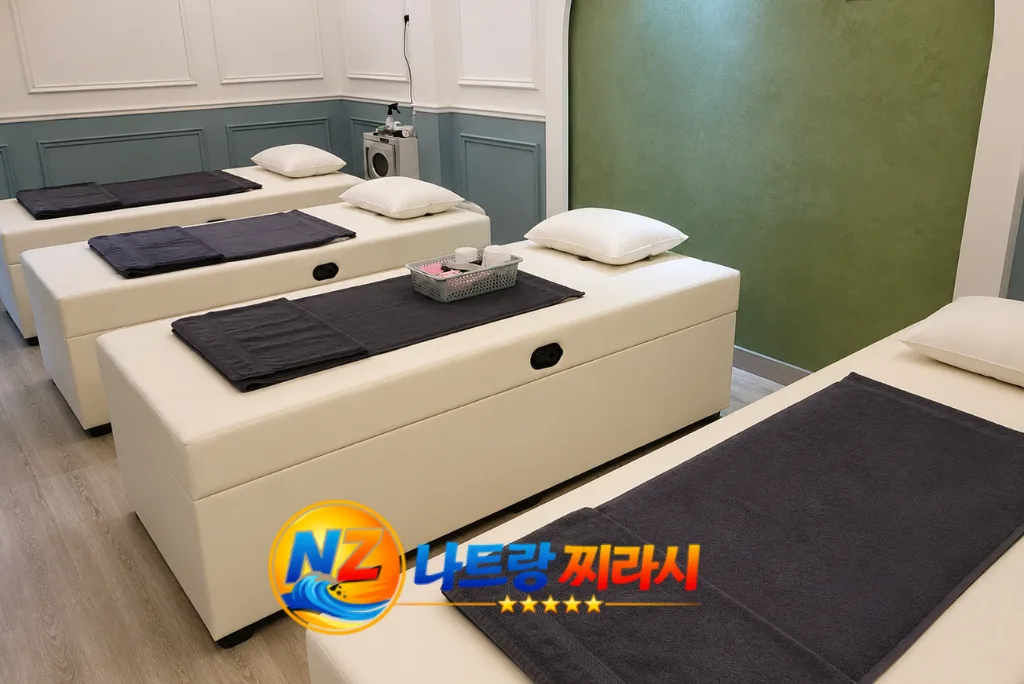 나트랑 그린 이발소 4인실 분위기