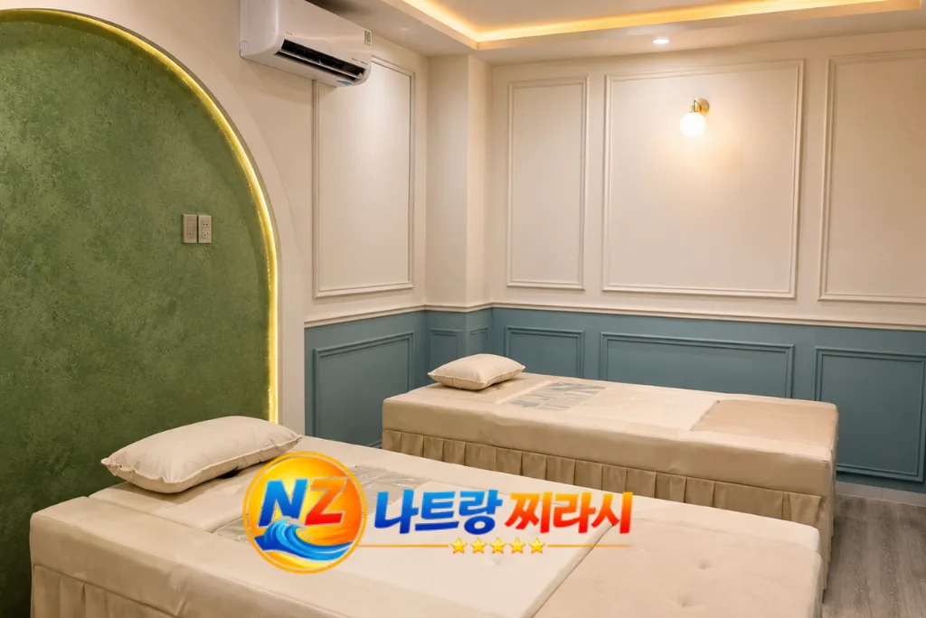 나트랑 그린 이발소 룸 전경